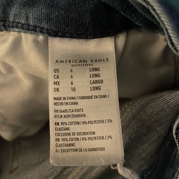 American eagle CURVY super hi-rise jegging size 6L - Picture 4 of 4